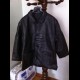 Giaccone nero in vera pelle 