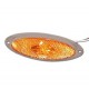 FNL3923 LUCE INGOMBRO LATERALE ARANCIO A LED SCOCCA GRIGIA 