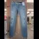 JEANS LEROCK CON STRASS SLIM VITA BASSA TAGLIA 24/38 NUOVI