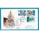 1977 FDC Roma giornata del francobollo blocco ann spec Roma