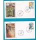 1996 FDC Filagrano Gold  Unesco ed Unicef ann spec Roma
