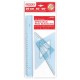Per MANCINI Set 3 pezzi: riga 30cm, squadre 45/20-60