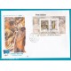 2000 bustone FDC Filagrano gold la guerra e la pace blocco