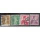 SVIZZERA - 1909 - N. 128-130-131-133 USATI