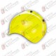 VISIERA BUBBLE A BOLLA CASCO 3 BOTTONI giallo universale