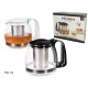 INFUSIERA VETRO CON FILTRO INOX CAPACITA' cl.75