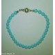 bracciale turchese con chiusura in oro 750