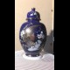 VASO CINESE IN CERAMICA decorata a mano