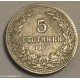 BULGARIA - 5 Stotinki - 1906