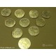 10 Medaglie / Gettoni Zodiaco Cinese Silver Plated