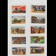 THE WILD WEST 1958 COMPLETE SET figurine sticker card Indian