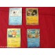 Pokemon - Lotto di n.4 cards NUOVE