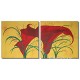Calla~ 2 Quadri 50x100cm, Fiori - Acrilico su Tela - UNICO!