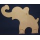 Appendiabiti elefante jumbo 45x35 decoupage hobby creativi