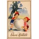 Jeps - cartolina AUGURALE  anni 40-50 Buon Natale