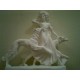 BELLA STATUA LIBERTY IN POLVERE DI MARMO ANNI '20
