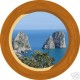 Quick trompe - Obl� marrone sui Faraglioni / Porthole