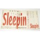BIGLIETTO SLEEPIN AMSTERDAM 1992