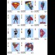 SUPERMAN -  11 DISEGNI-RICAMO