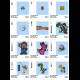 SUPER MARIO 2 -  22 DISEGNI-RICAMO