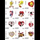 LOONEY TUNES LOVE -  20 DISEGNI-RICAMO