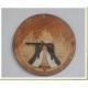Splendido orologio Pinguini in legno Nuovo fatto a mano