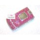COVER/CASE MOTOROLA V3/V3i SWAROVSKI FUCSIA FIORE!!!