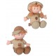 COPPIA BAMBOLE DI PEZZA SET 2 PZ.LUI & LEI