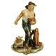 CAPODIMONTE-Splendida raffigurazione "Contadino"