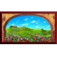 Quadro cornicato 25x50 cm