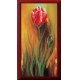Quadro cornicato 25x50 cm
