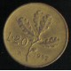 ITALIA REPUBBLICA 1957 - 20 LIRE gambo largo - BB