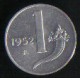 ITALIA REPUBBLICA 1952 - 1 LIRA italma - SPL