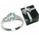 Anello in argento 925 con TOPAZIO NATURALE