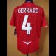 MAGLIA T-SHIRT CALCIO INGHILTERRA AWAY GERRARD TG M