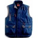 GILET DARFUR 100% POLIESTERE SPALMATO PVC MULTITASCHE SENZA