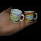 tazza 2 tazze mini mini da collezione con biglietto