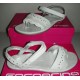 Scarpe sandali pelle argento FORNARINA bimba n29 ORIGINALI