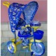 TRICICLO 3 IN 1 CON CAPPOTTINA E MANOPOLA DIREZIONALE