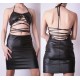Abito da sera donna nero made in Francia elegante offerta
