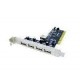 Nilox - Pci Card 5 Ports USB2.0