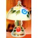 LAMPADA TAVOLO DECORATA ALTEZZA CM. 24 BOCCIA DIAMETRO 20 AL