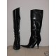 STIVALE DONNA 100% PELLE VITELLO COLOR NERO USATO SUPER