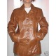 GIACCA IN PELLE DA DONNA COLOR NOCCIOLA TAGLIA S USATO