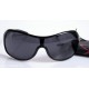 occhiali sole DUNLOP unisex montatura nera lenti grigie sald