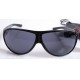 occhiali sole DUNLOP originali montatura nera lenti grigie