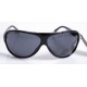 occhiali sole DUNLOP unisex montatura nera lenti grigio NEW