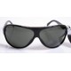 occhiali sole DUNLOP unisex montatura nera lenti verdi NEW
