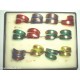 BIGIOTTERIA - LOTTO 12 ANELLI IN VETRO