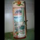Tegola decorata con tecnica del decoupage